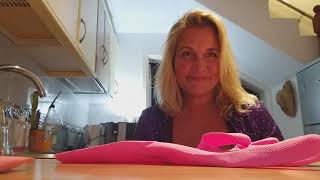 Pink rubber gloves ASMR [upl. by Zashin684]