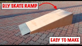 HOW TO MAKE A DIY SKATE SCOOTER BMX MTB RAMP THE EASIEST WAY [upl. by Drusilla]