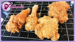 วิธีทำไก่ทอดกรอบ NFC  fried Chicken กับยายนางค้า [upl. by Eilram258]