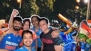 T20 World Cup celebration in MUMBAI 🇮🇳🇮🇳  75 HARD day 63 [upl. by Li]