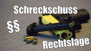 Schreckschusswaffen  rechtliche Grundlagen inkl kleiner Waffenschein [upl. by Natty]