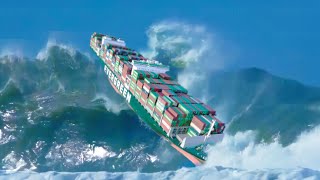 Why MONSTER WAVES Can’t Sink Large Ships During Storms [upl. by Akimahs]