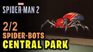 Central Park All 2 Spider Bots Locations  Spider Man 2 [upl. by Farrow]