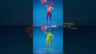 Green Roots Billie doing Flake Shake Built In Emote fortnite [upl. by Acirema388]