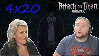 ATTACK ON TITAN 4x20 REACTION  Memories of the Future [upl. by Araccat]