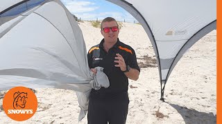 Coleman Event 14 Sun Shelter  Sunwall  How to setup and pack away [upl. by Llenrev825]