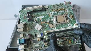 HP Compaq Pro Replace Install Motherboard [upl. by Latreese]