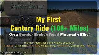 My First Century Ride  On a Sonder Broken Road MTB [upl. by Inaffit]