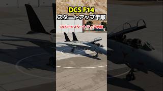 DCS F14スタートアップ手順 戦闘機 dcsworld topgun トップガン [upl. by Kinsley538]