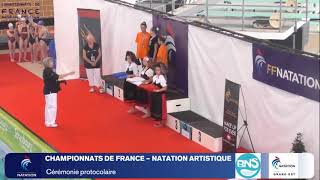 Championnat de France de Natation Artistique 2019  Solo libres Avenirs 2007 [upl. by Ayekal273]