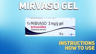 Mirvaso gel how to use used to treat a certain skin disorder called rosacea [upl. by Feltie832]