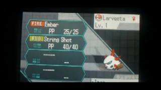 How to get Larvesta  Pokemon Black and White [upl. by Anisamot]