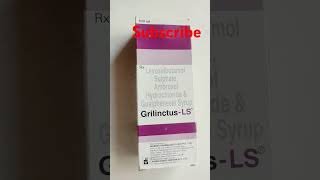 Syrup Grilinctus LS uses For Cough [upl. by Parnell]