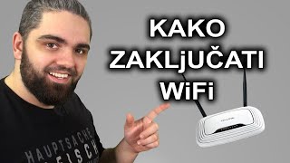 Kako zaključati WiFi ili promeniti šifru [upl. by Aicener]