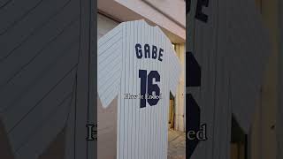 Tips Transforming Raw Wood into an 8foot Aaron Judge Jersey woodworkingart customdesign [upl. by Xylon66]