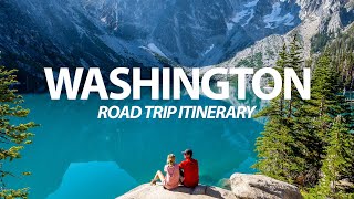 ULTIMATE 1 WEEK WASHINGTON ROAD TRIP ITINERARY Mt Baker North Cascades Colchuck Mt Rainier [upl. by Ariahaj]