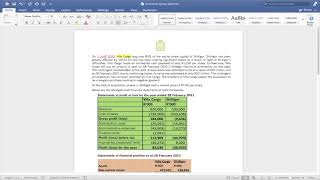 Consolidated Financial Statements  Example [upl. by Anesor707]