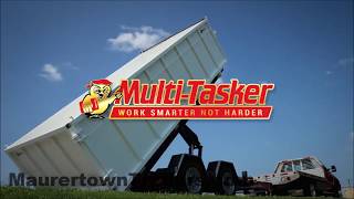 BWise MultiTasker Roll off Dump Trailer Tilt Bed Dump Bed [upl. by Main992]