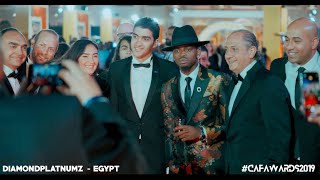 Diamond Platnumz Fans Love At Caf Awards 2019 Egypt [upl. by Kori]