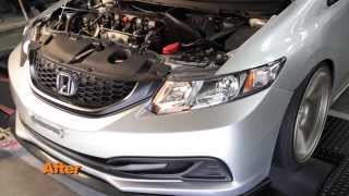 2012 2013 amp 2014 Honda Civic 18L Air Intake Installation [upl. by Giamo]