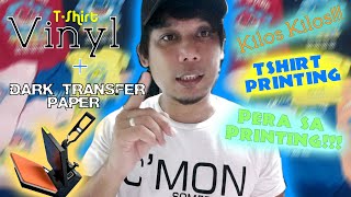 VINYL  DARK TRANSFER PAPER TSHIRT PRINTING [upl. by Ahilam]