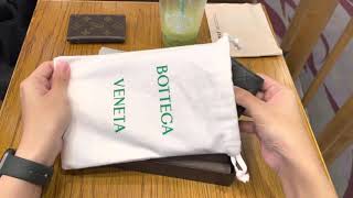 Bottega Veneta Card Case unboxing [upl. by Innep]