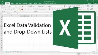 Advanced Excel  Data Validation and DropDown Lists [upl. by Reizarf]