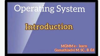 What is Operating system Types of Operating system Tamil [upl. by Bedwell]