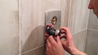 Shower valve installation [upl. by Yelsnia]