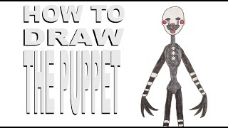 How to draw Puppet FNAF [upl. by Eldreda147]