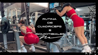 RUTINA EFECTIVA PARA PIERNAS 🦵🏻  CUÁDRICEPS E ISQUIOTIBIALES  5 EJERCICIOS [upl. by Zurc]