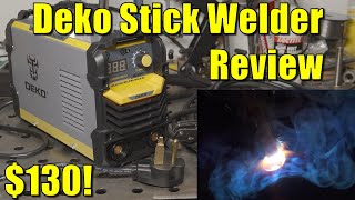 Deko Stick Welder Review Cheap Stick Welder from Amazon [upl. by Pansir538]