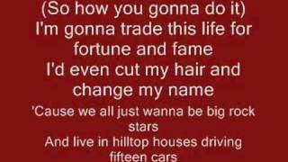 Rockstar  Nickelback with Lyrics [upl. by Elletse312]