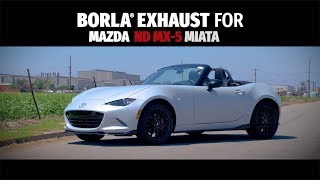 Borla Exhaust for 20162024 Mazda MX5 Miata Exhaust System Sounds [upl. by Higgins995]