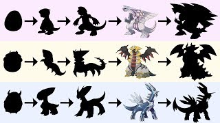 Giratina Palkia Dialga Evolutions amp Eggs  Pokemon Gen 8 Fanart [upl. by Sheryl]