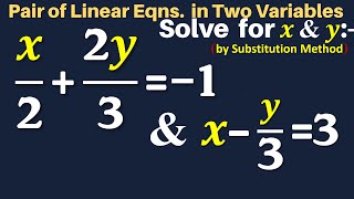 Solve x22y31 and xy33 [upl. by Sandon]