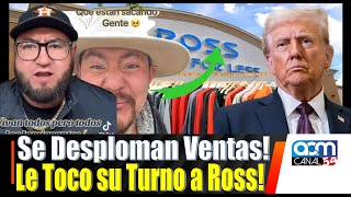 LA TIENDA ROSS PIERDE MILLONES DE DÓLARES POR SU POLÍTICA CONTRA PAISANOS AHORA VENDEN EN LA CALLE [upl. by Oyek84]