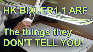 HK Bixler 11 What they DONT TELL YOU My ARF Building Tips [upl. by Benedikta]