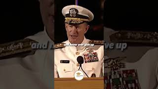 Admiral McRaven Leaves the Audience SPEECHLESS  Austin McRaven Motivation shorts youtubeshorts [upl. by Jenelle521]