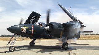 F7F3P Tigercat Here Kitty Kitty flight 2017 [upl. by Eatnuhs]