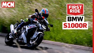 Has the 2021 BMW S1000R toppled its super naked rivals  MCN review [upl. by Llennehc]