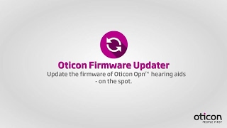 Oticon Firmware Updater [upl. by Dewayne78]