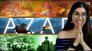 Azadi  A Tribute To India’s Great Freedom Fighters REACTION  Narrated by Annu Kapoor [upl. by Wack953]