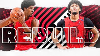 Portland Trailblazers Realistic Rebuild In NBA 2K25 [upl. by Weinstein192]