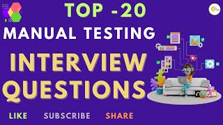 Manual Testing Interview Questions  Top 20 Manual Testing Interview Questions manual Chakinfotech [upl. by Derron]