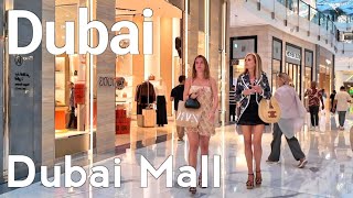 Dubai 4K Amazing Dubai Mall Burj Khalifa City Center Walking Tour 🇦🇪 [upl. by Cand]