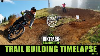 Bikepark Brandnertal  Building the Black Line  Tschonny Noxwil part1 eng subs [upl. by Dnomaid]