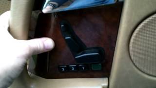 Mercedes R129 manual seat track adjustment [upl. by Song264]