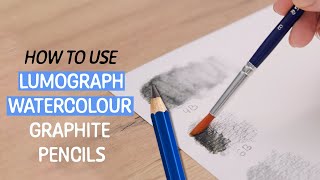 How to use WATERCOLOUR GRAPHITE PENCILS  STAEDTLER Art Class [upl. by Ravilob741]