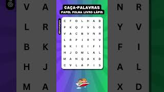 Acerte Agora Caça Palavras Nível Difícil quiz quizapp quizbrasil quizgame quiztime quizgames [upl. by Akiret408]